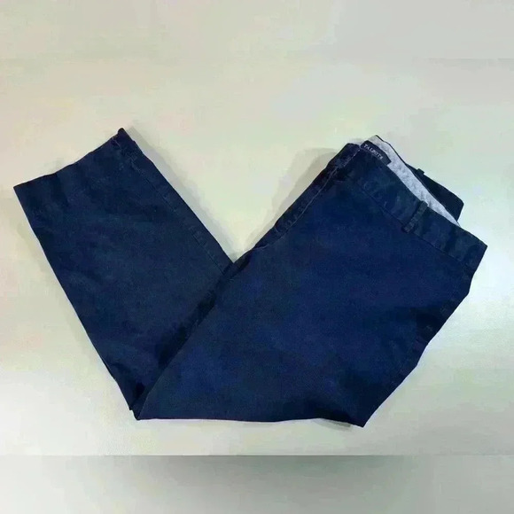 Talbots Signature Navy Ankle CropStraight Leg Khaki Chino Pants Women’s 16 Fall - Picture 1 of 12